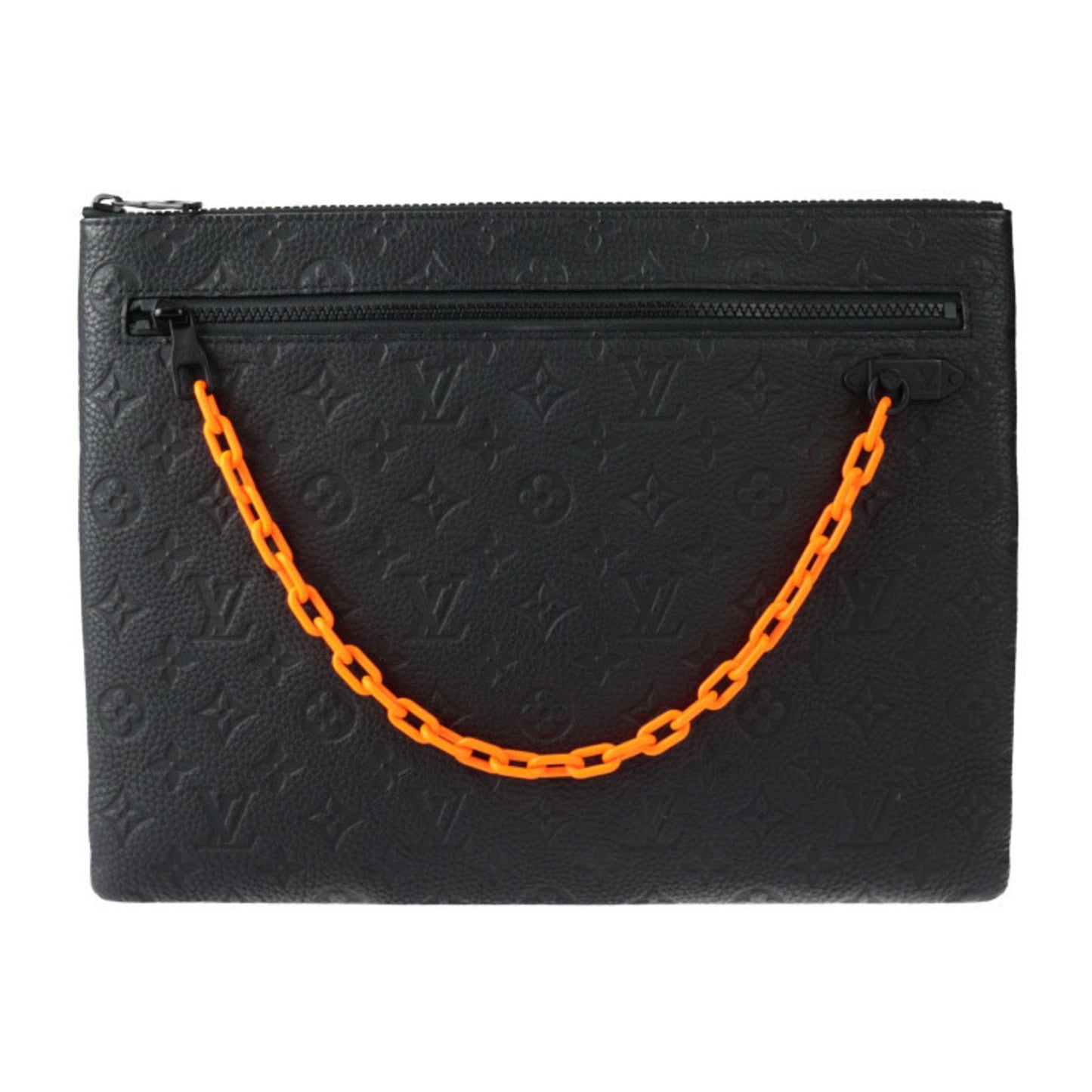 Louis Vuitton Pochette A4 Leather Clutch Bag