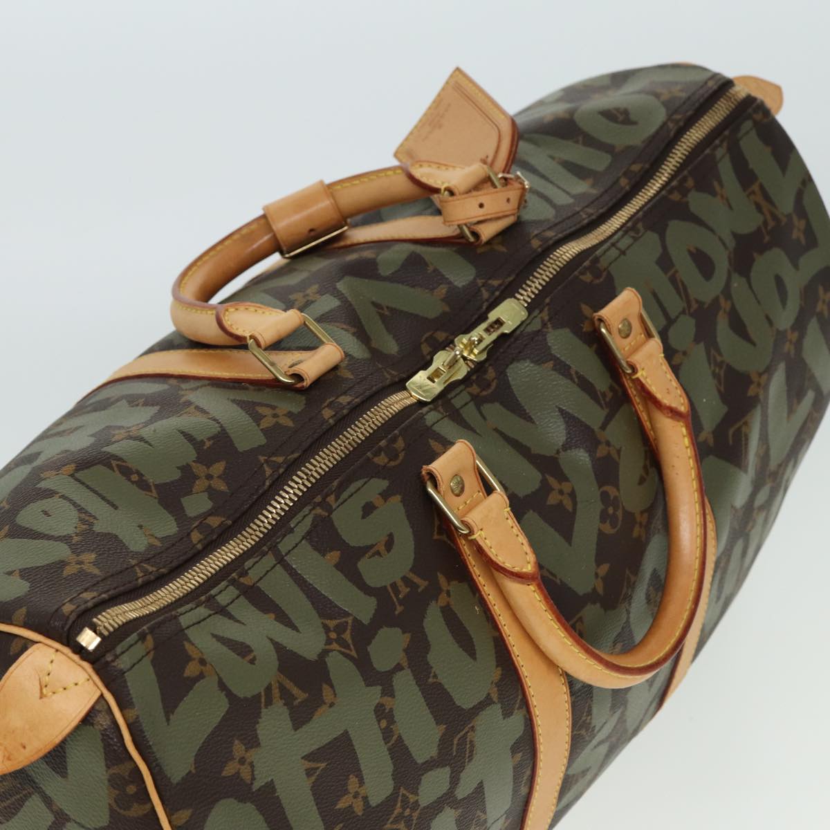 Louis Vuitton Keepall 50 Canvas Travel Bag