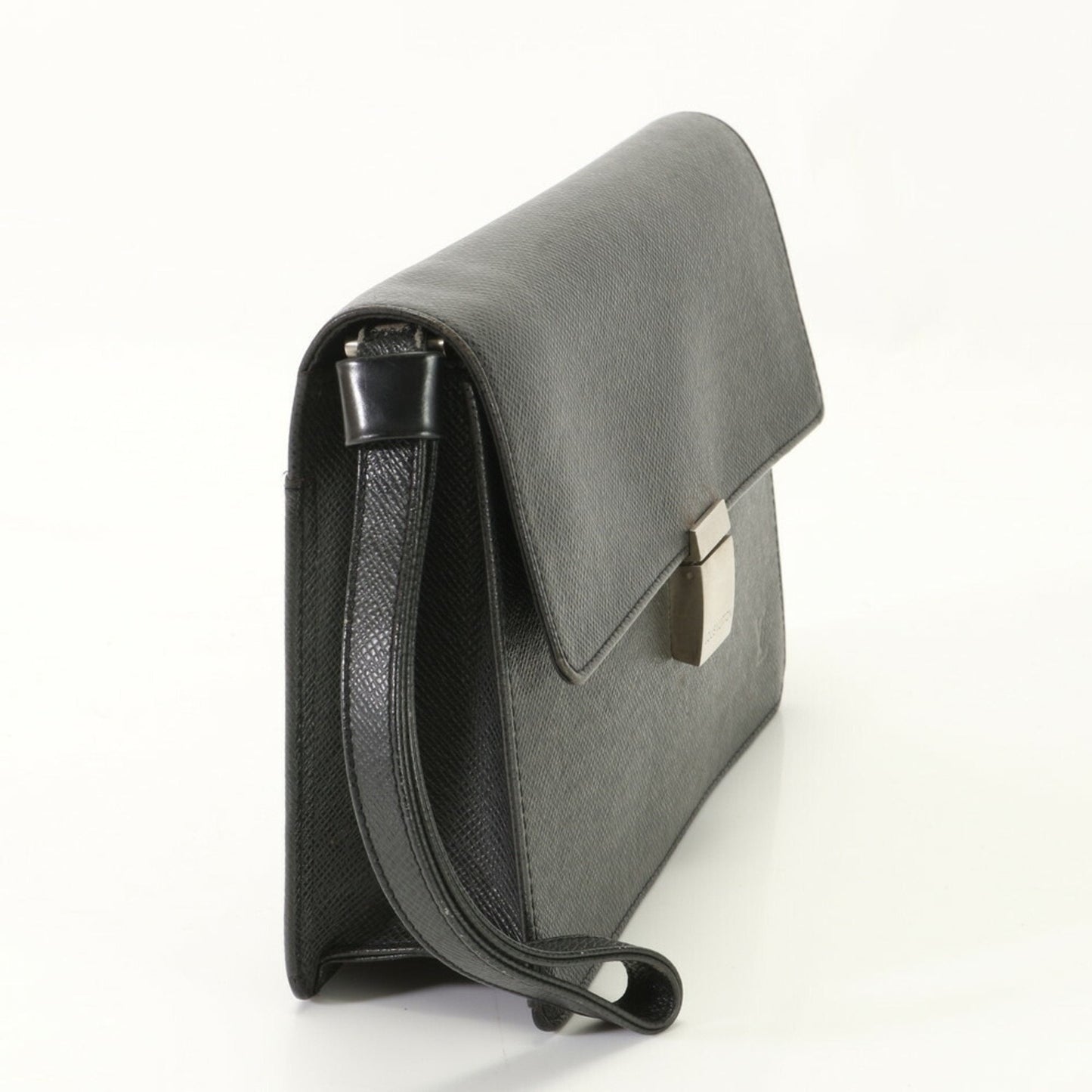 Louis Vuitton Selenga Leather Clutch Bag
