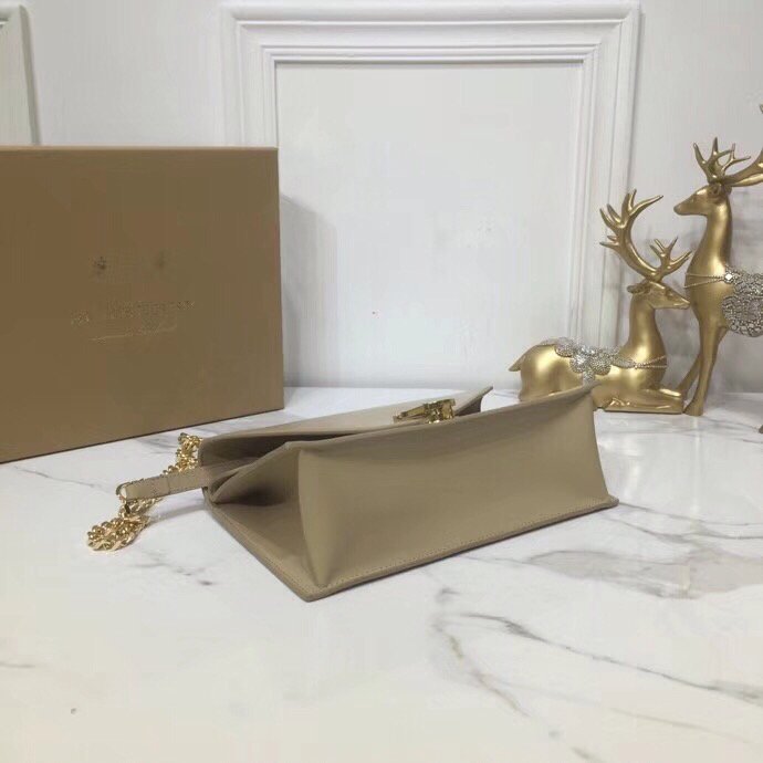 GLAMI Small Tb Envelope Clutch Beige By British Heritage For Women, Bags 10.2in/26cm