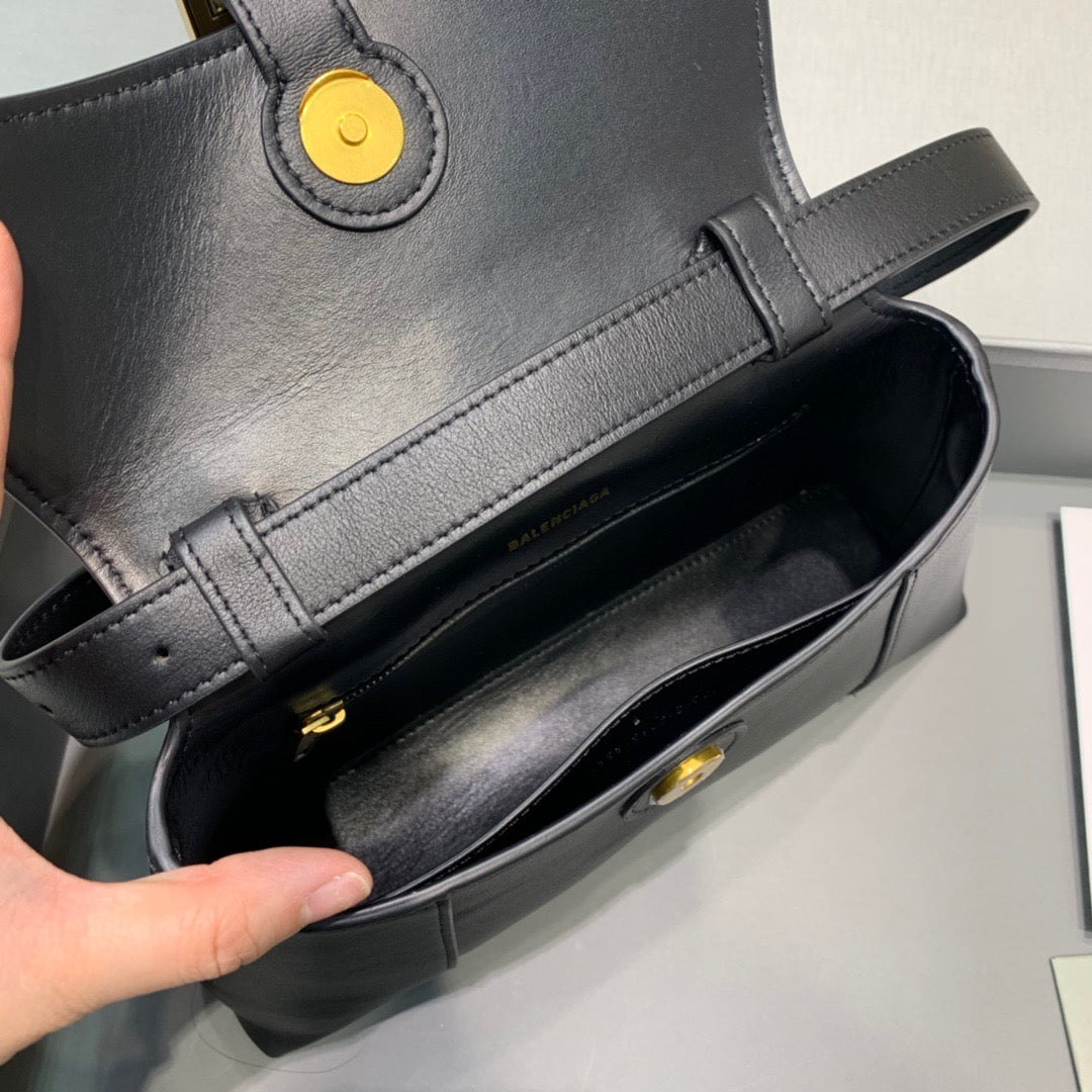 Balen Downtown XS Shoulder Bag In Black, For Women, Bags 10in/25cm