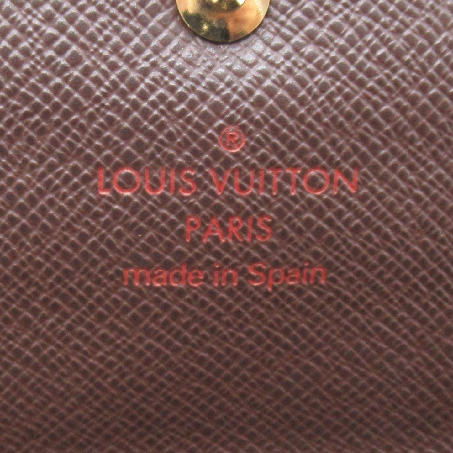 Louis Vuitton Louis Vuitton Portefolio Sarah Double Fold Wallet Wallet PVC Coated Canvas Damier Brown N61734