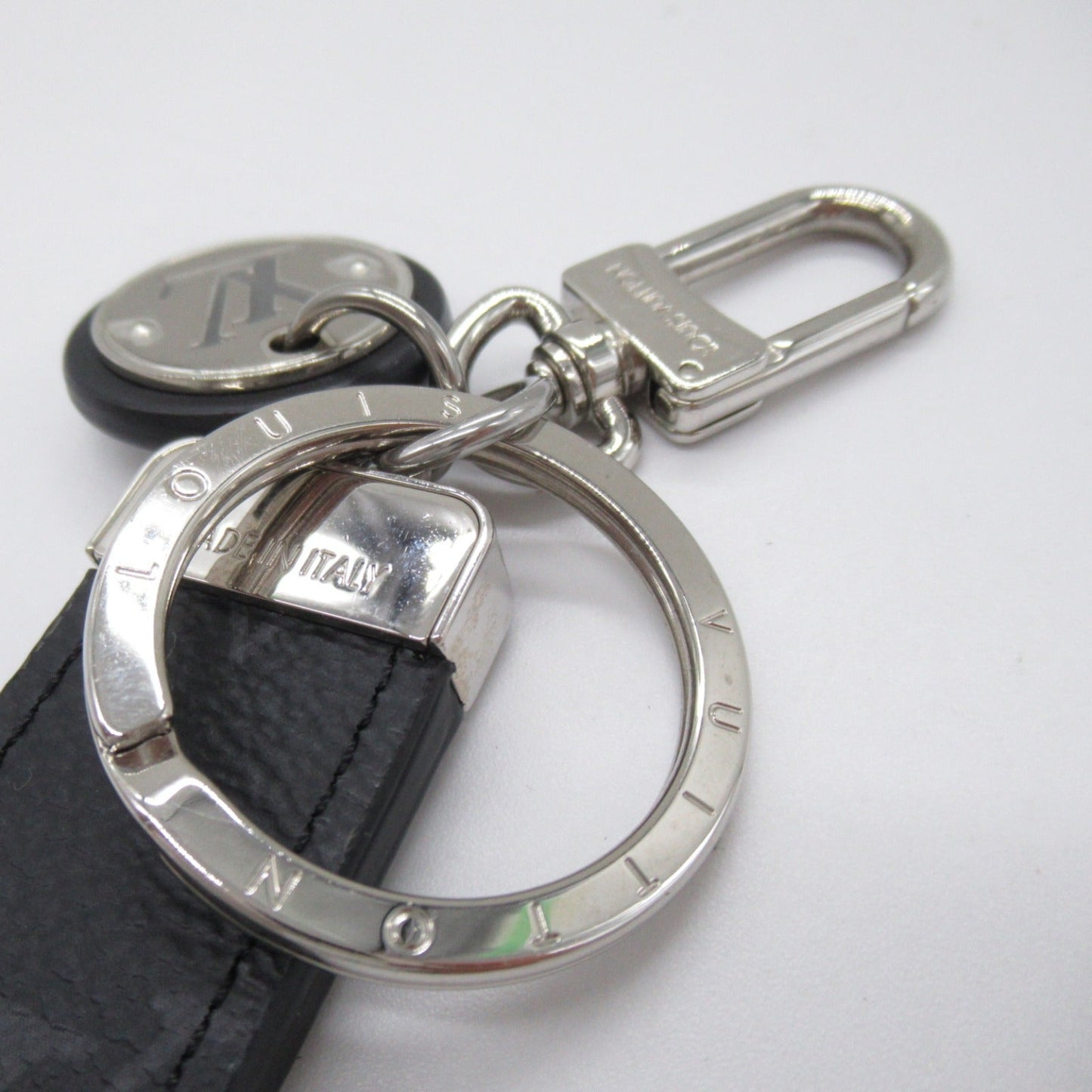 Louis Vuitton Porteocle NeoLV Club Keyher Keyholder Accessories PVC Canvas Monogram Clippers Men Black M80237
