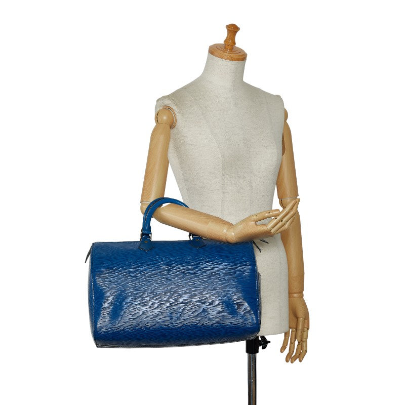 Louis Vuitton Louis Vuitton Epic M42995 Boston Bag Leather Tread Blue