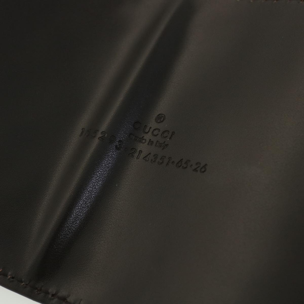 GUCCI Belt Quillmark Leather 25.2"" Brown 36544