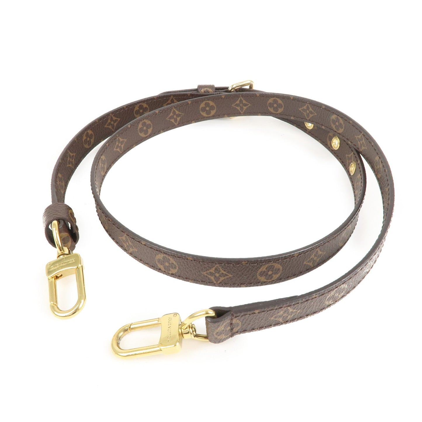 Louis Vuitton Monogram Shoulder Strap Adjustable Brown