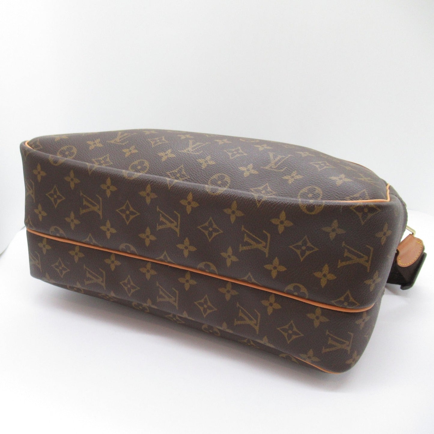 Louis Vuitton Reporters GM Shoulder Bag PVC Coated Linen Monogram Brown M45252