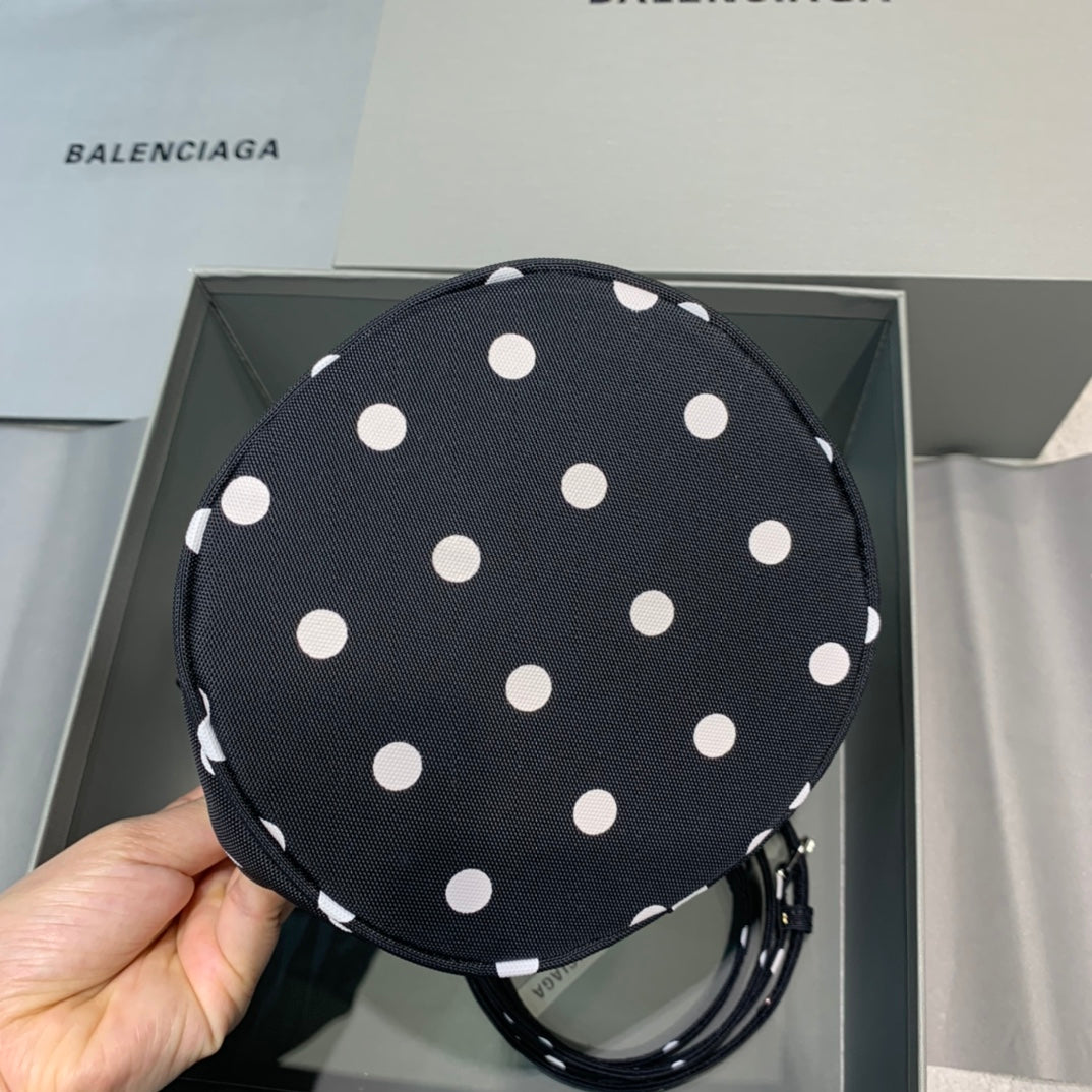 Balen Le Cagole MeGLAMIum Bucket Bag In Black, For Women, Bags 11.8in/30cm