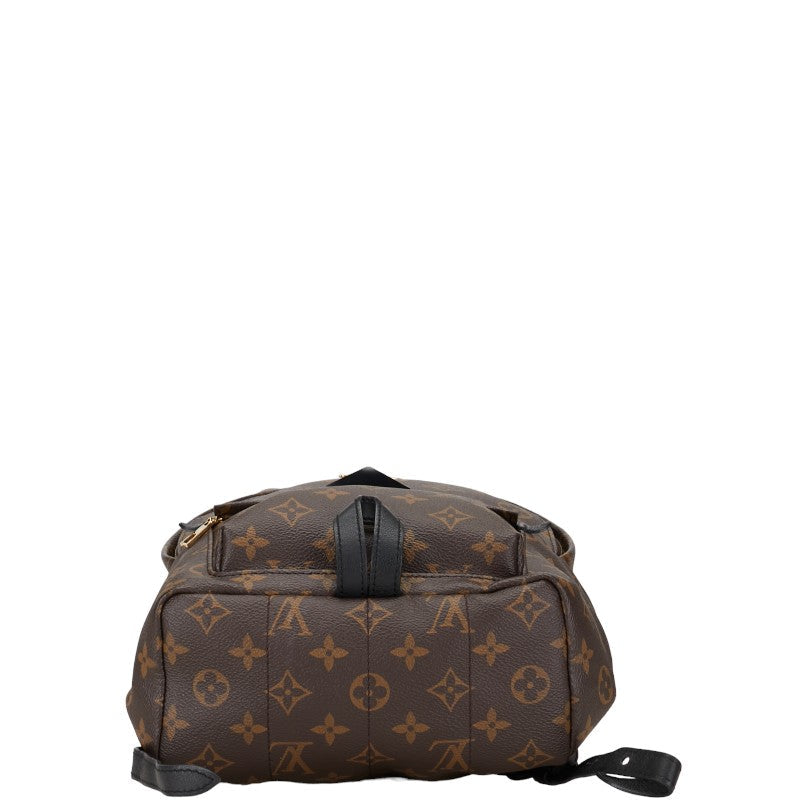 Louis Vuitton Monogram Palm Springs PM Rucksack M44871 Brown Black PVC Leather Louis Vuitton