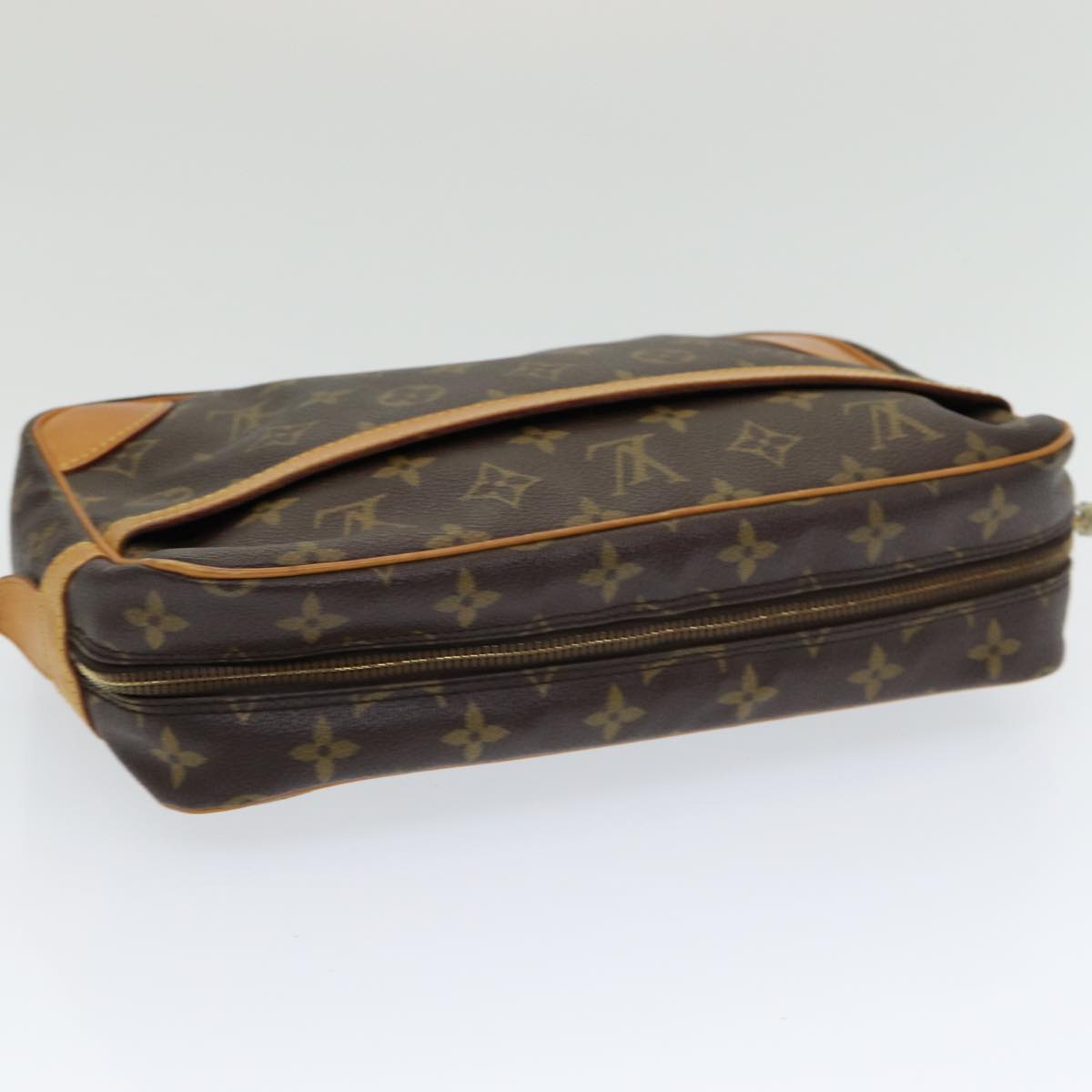 Louis Vuitton Compiegne 28 Canvas Clutch Bag