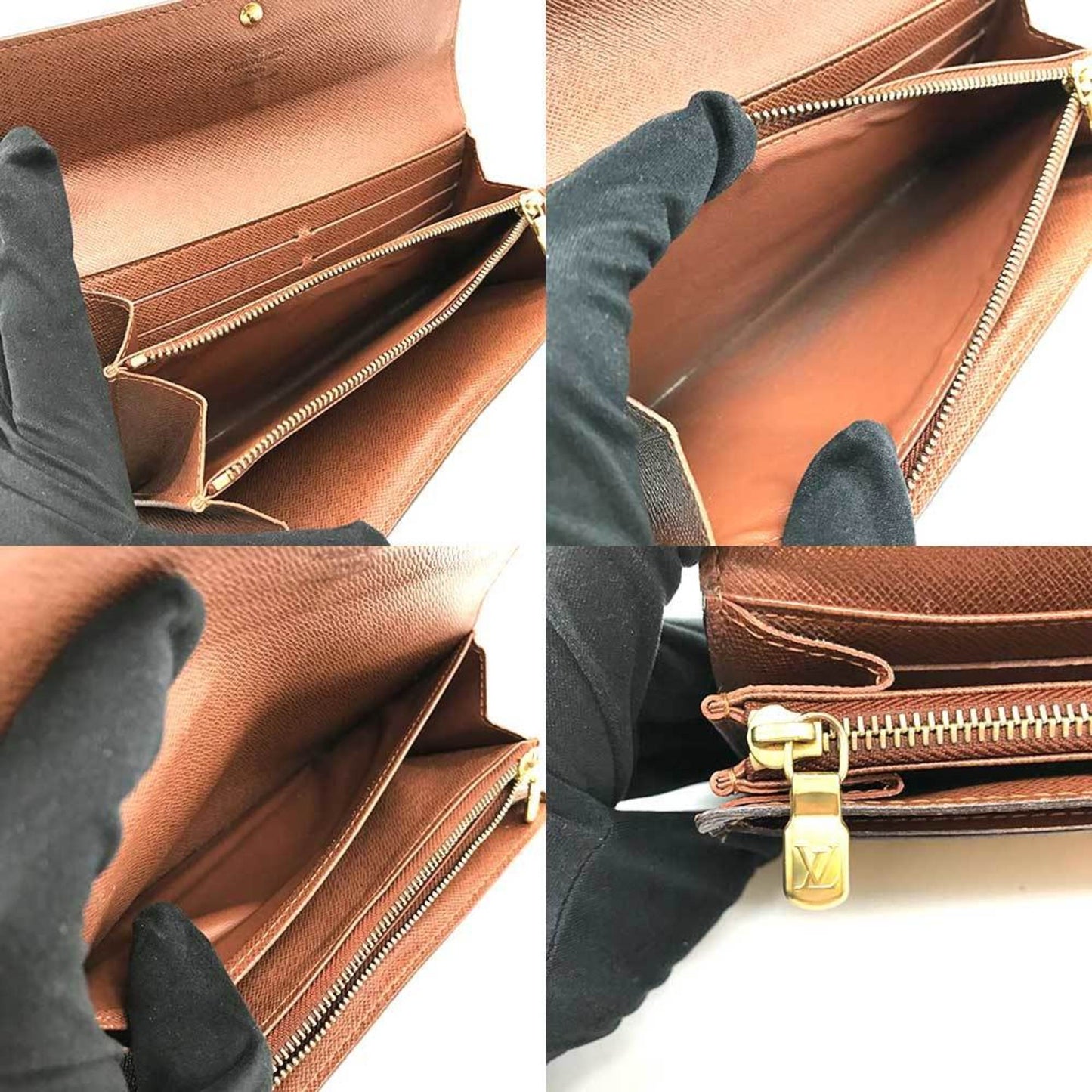 Louis Vuitton Sarah Canvas Wallet ()
