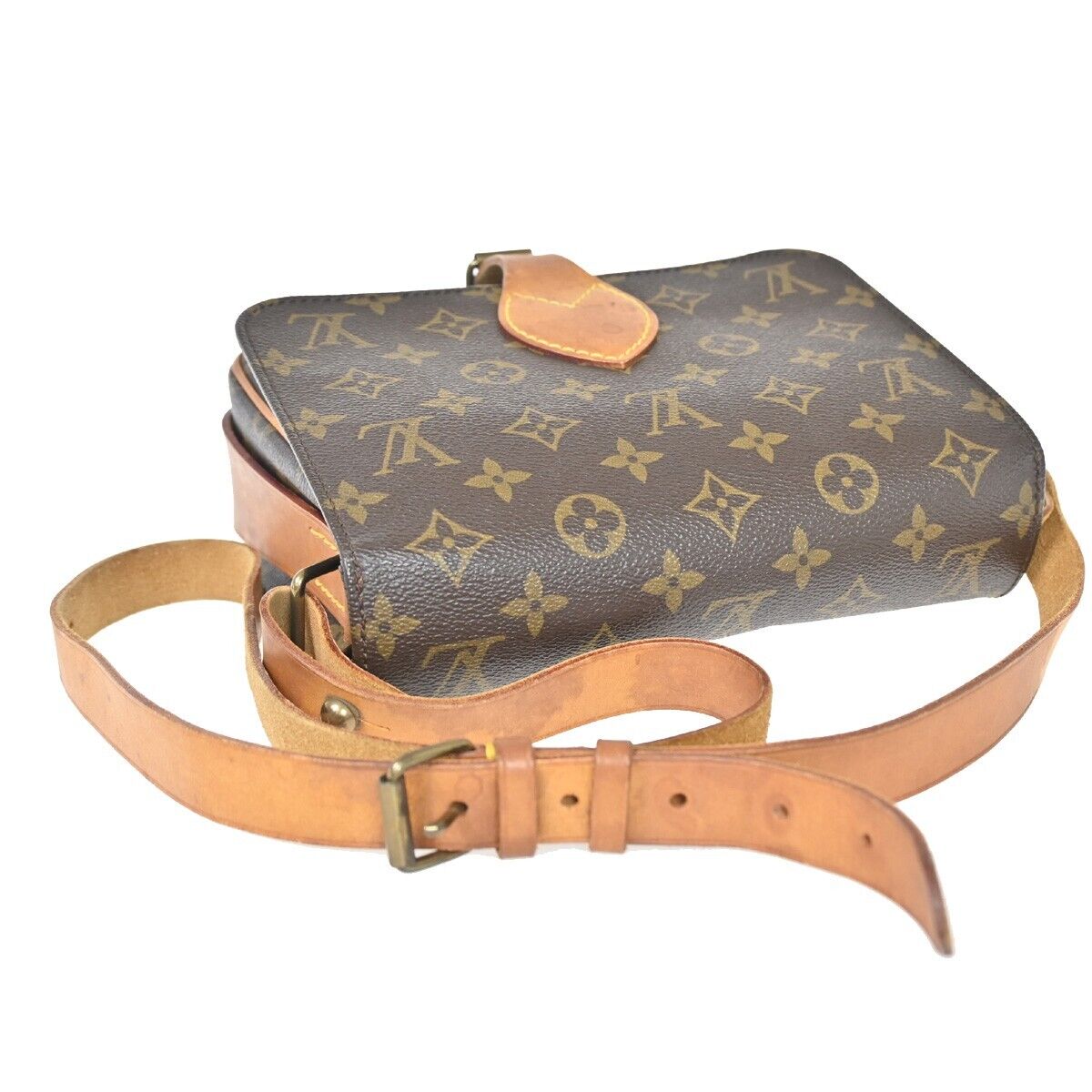 Louis Vuitton Cartouchiere Canvas Shoulder Bag ()