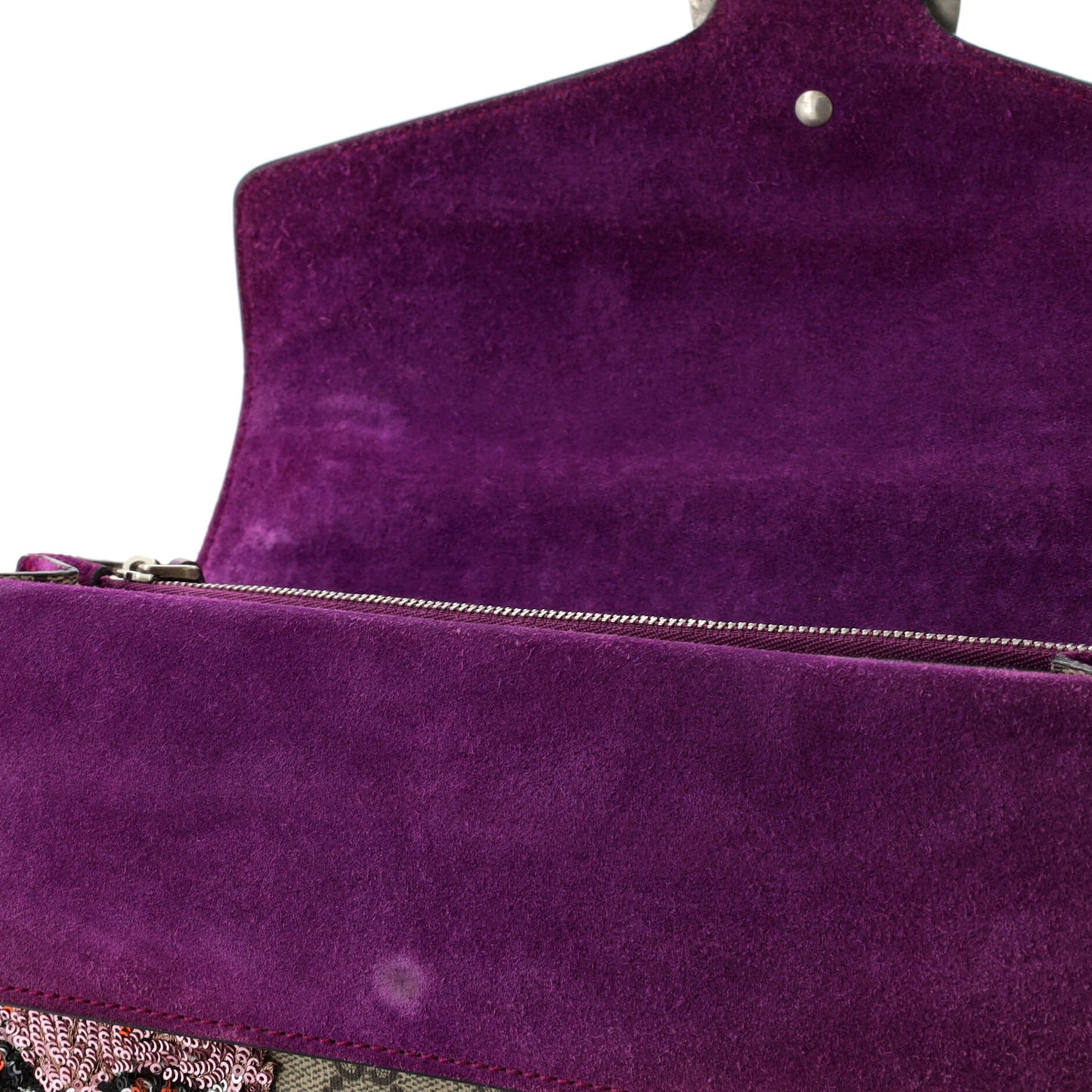 Dionysus Bag Embroidered GG Coated Canvas Small