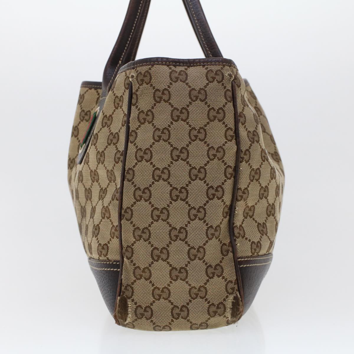 GUCCI GG Canvas Web Sherry Line Shoulder Bag Beige Red Green 163805 43883