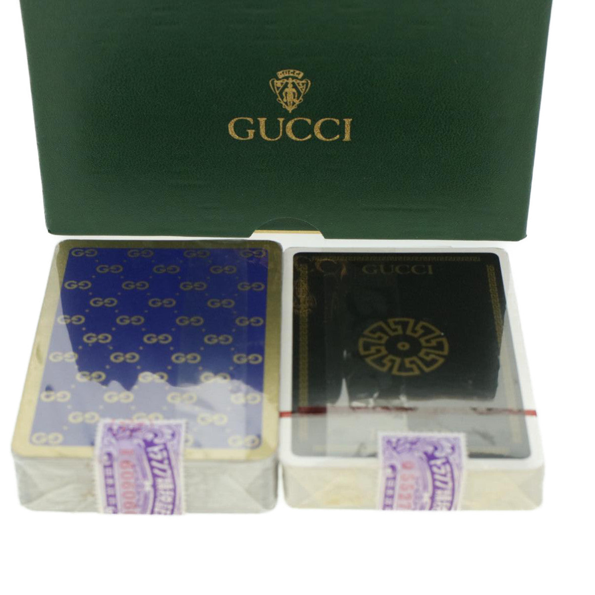 GUCCI Playing Cards Purple Black 45015