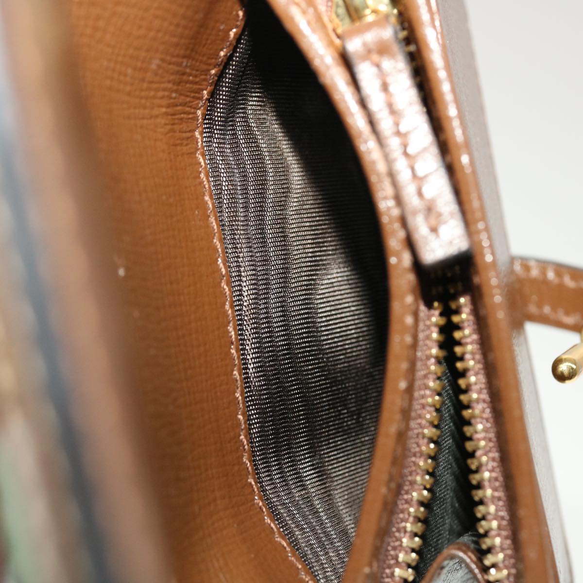 GUCCI GG Canvas Jackie Web Sherry Line Wallet PVC Beige 645536 45099