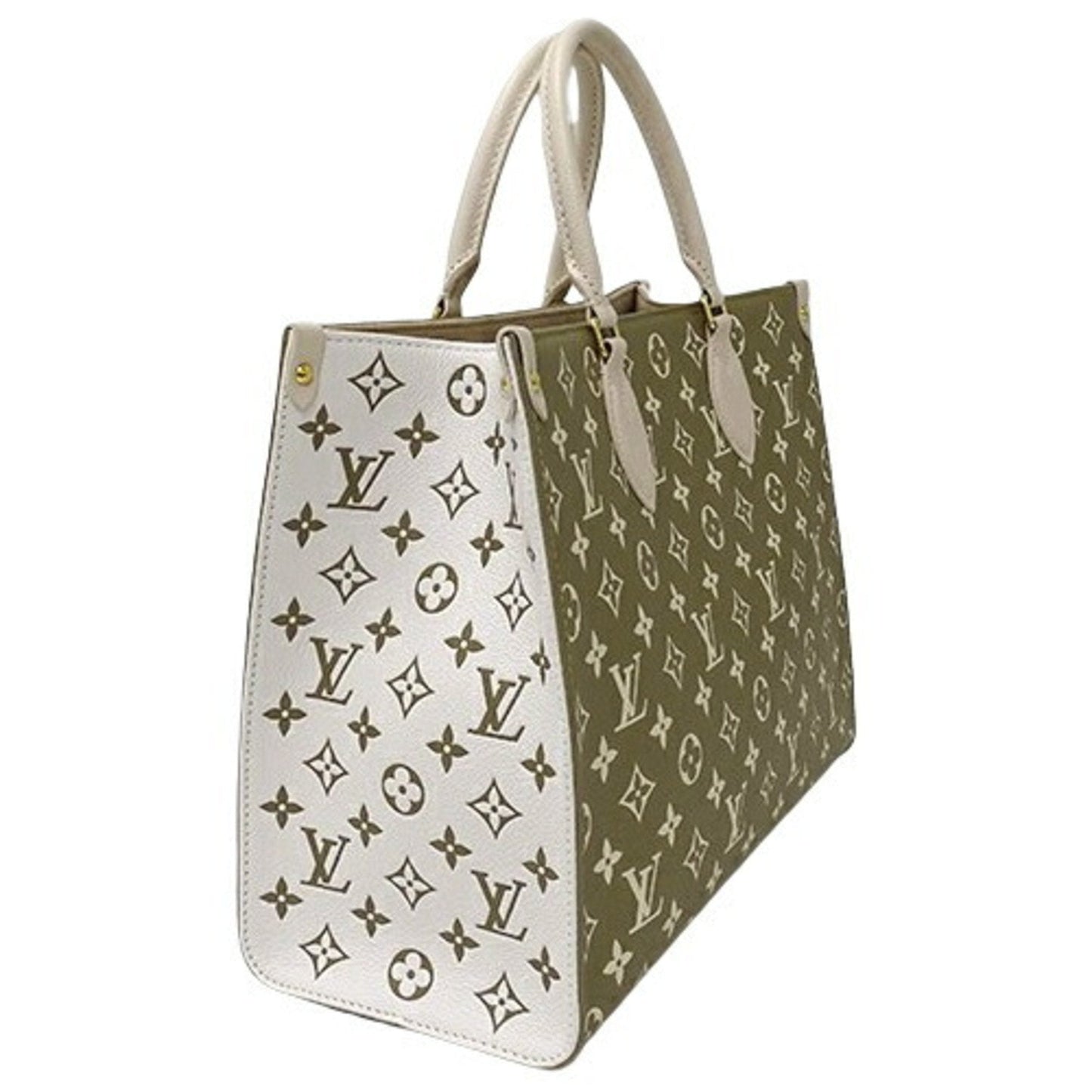 Louis Vuitton Onthego Leather Tote Bag ()