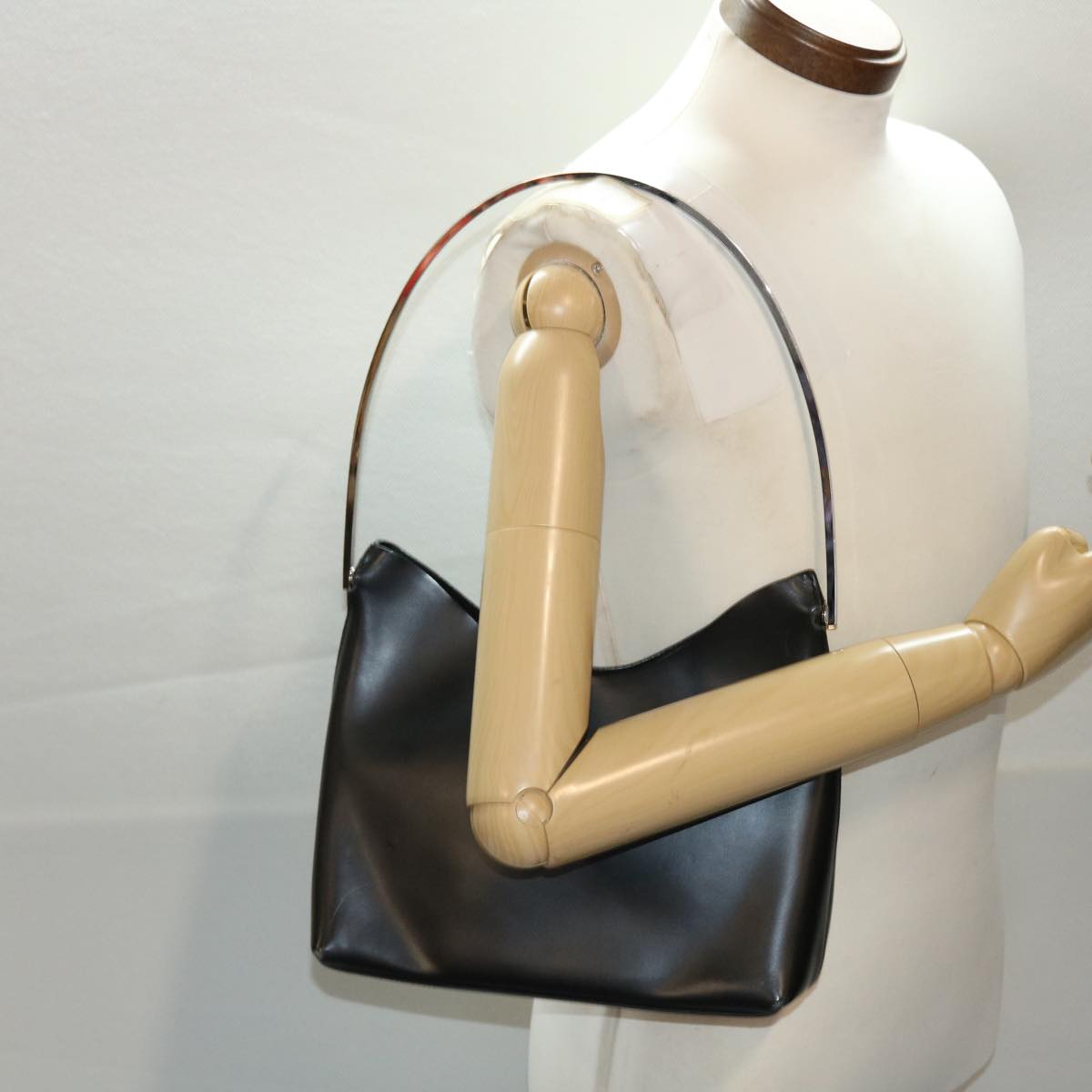 GUCCI Hand Bag Leather Black 001 3444 1978 49801