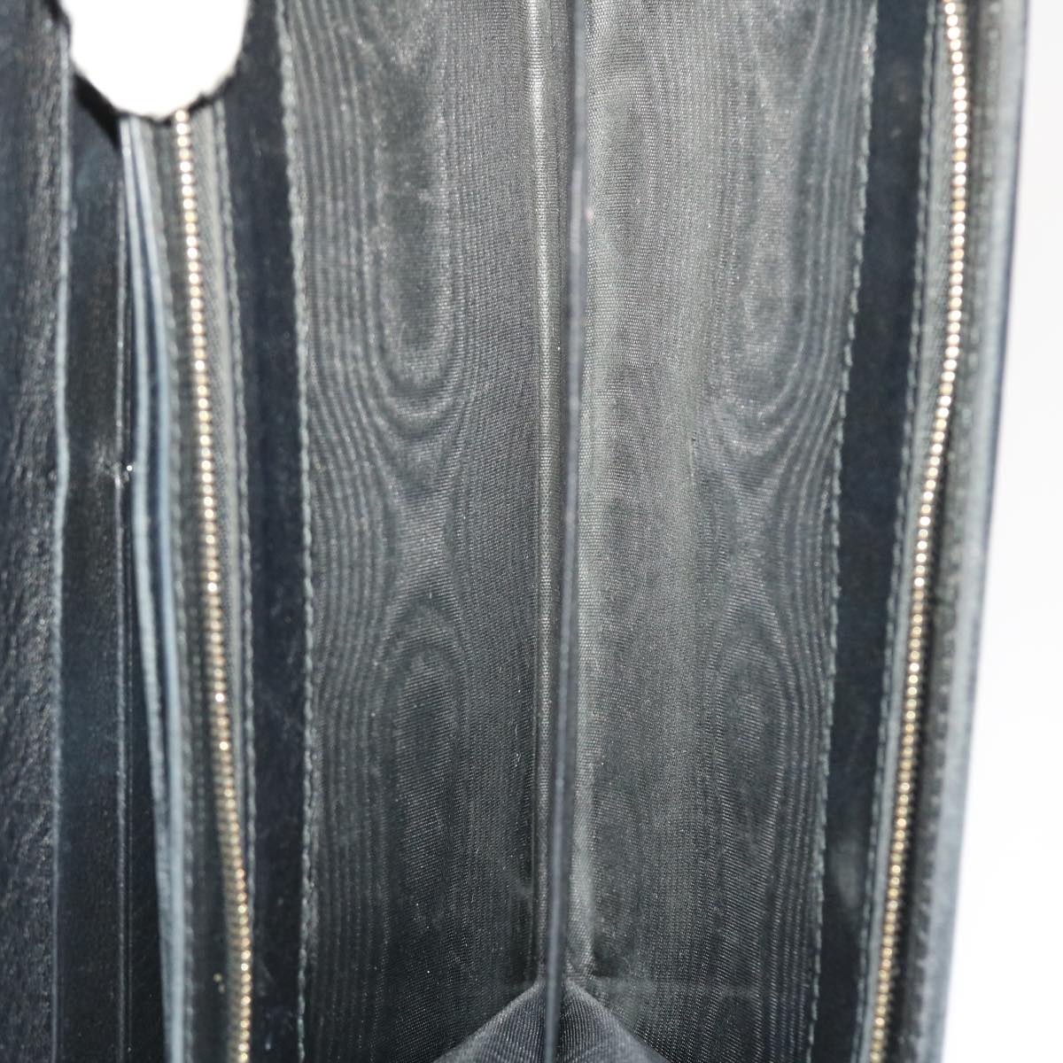 GUCCI GG Canvas Guccissima Long Wallet Black 49845