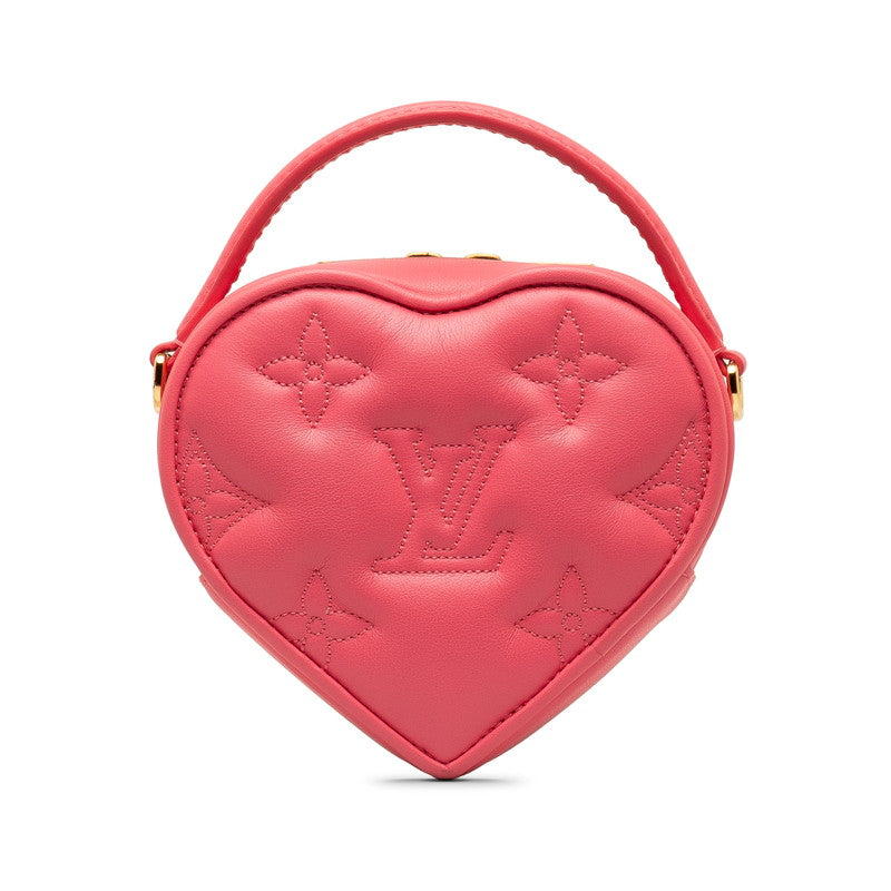 Louis Vuitton Bubblegram Pop Hart Handbag Chain Shoulder Bag 2WAY M81893 Dragon Fruit Pink Leather Louis Vuitton