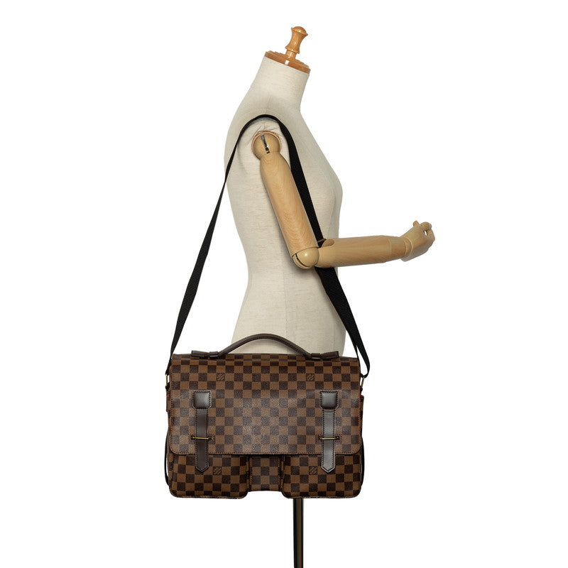 Louis Vuitton Damier N42270 Shoulder Bag PVC/Leather Brown