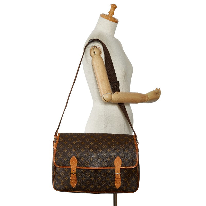 Louis Vuitton Monogram Gibraltar GM Shoulder Bag M42249 Brown PVC Leather Louis Vuitton