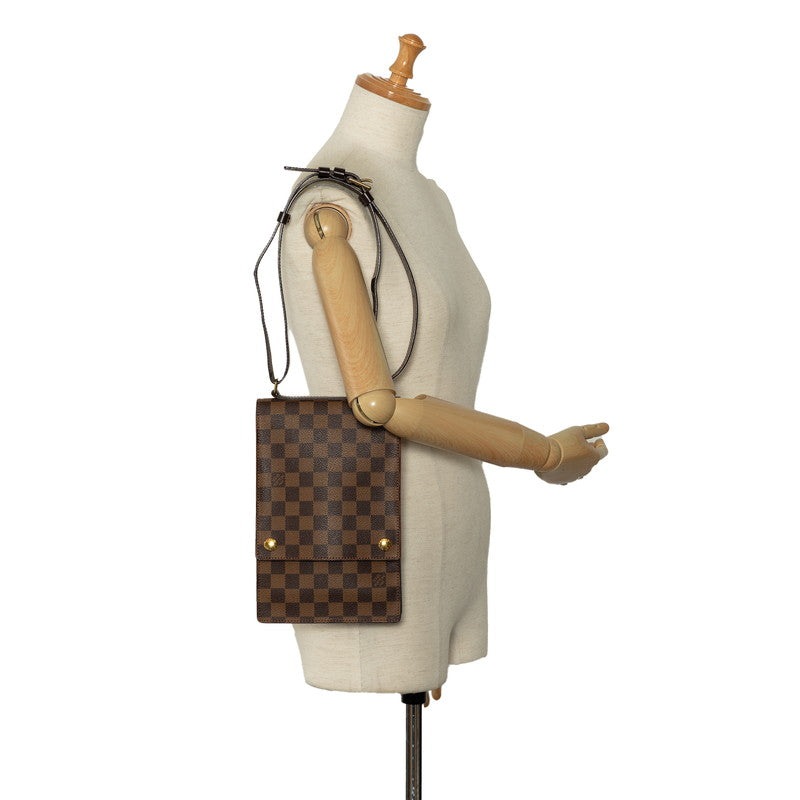 Louis Vuitton Louis Vuitton Damière Evene N45271 Shoulder Bag PVC/Leather Brown