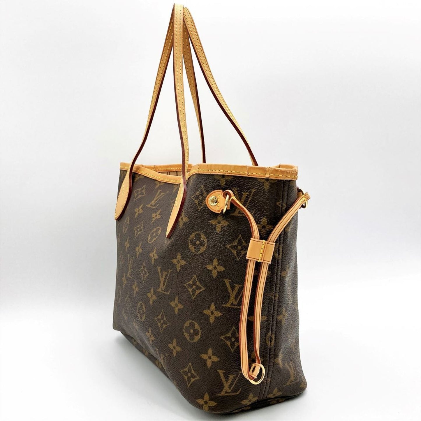 Louis Vuitton Neverfull Pm Canvas Tote Bag ()
