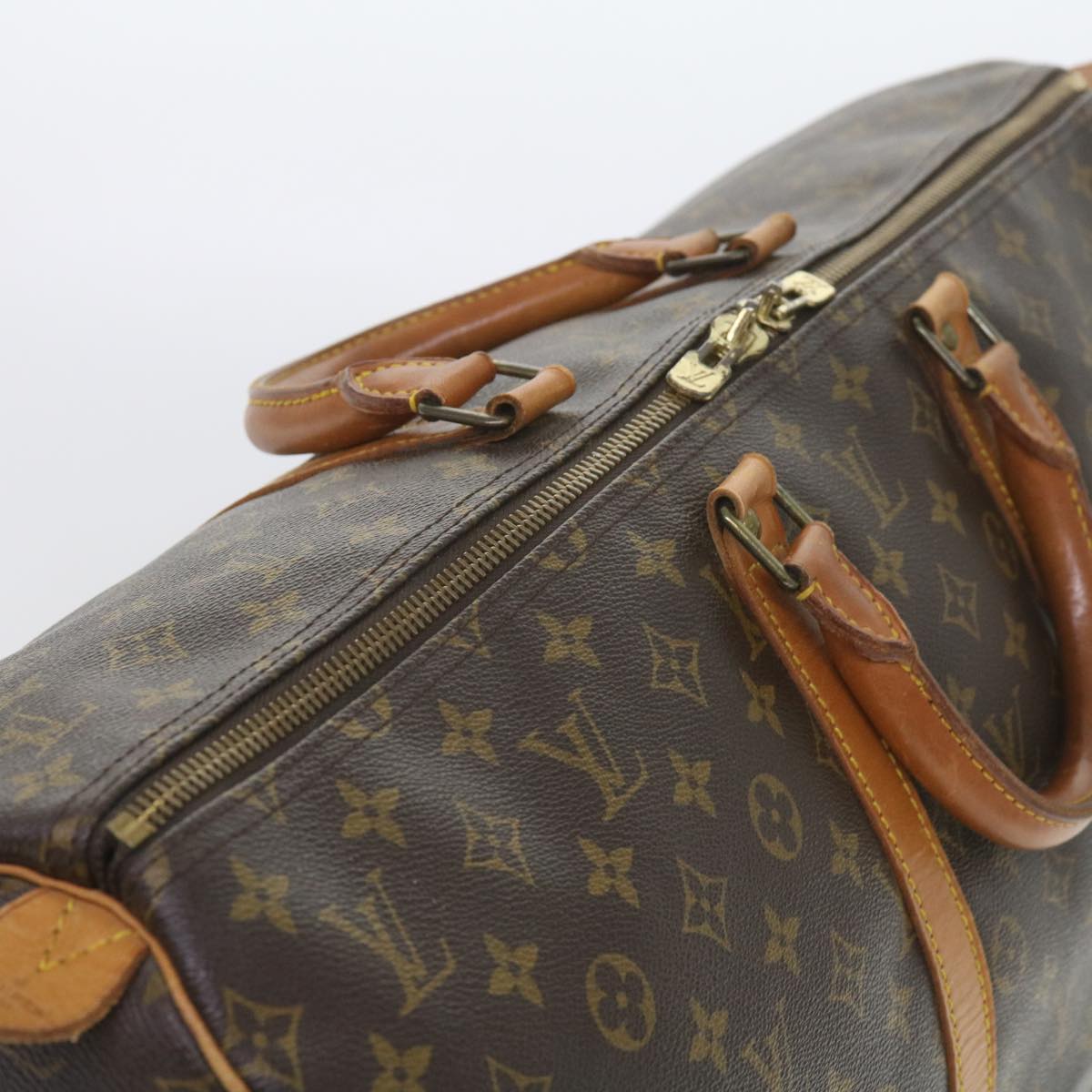 Louis Vuitton Keepall 55 Canvas Travel Bag ()