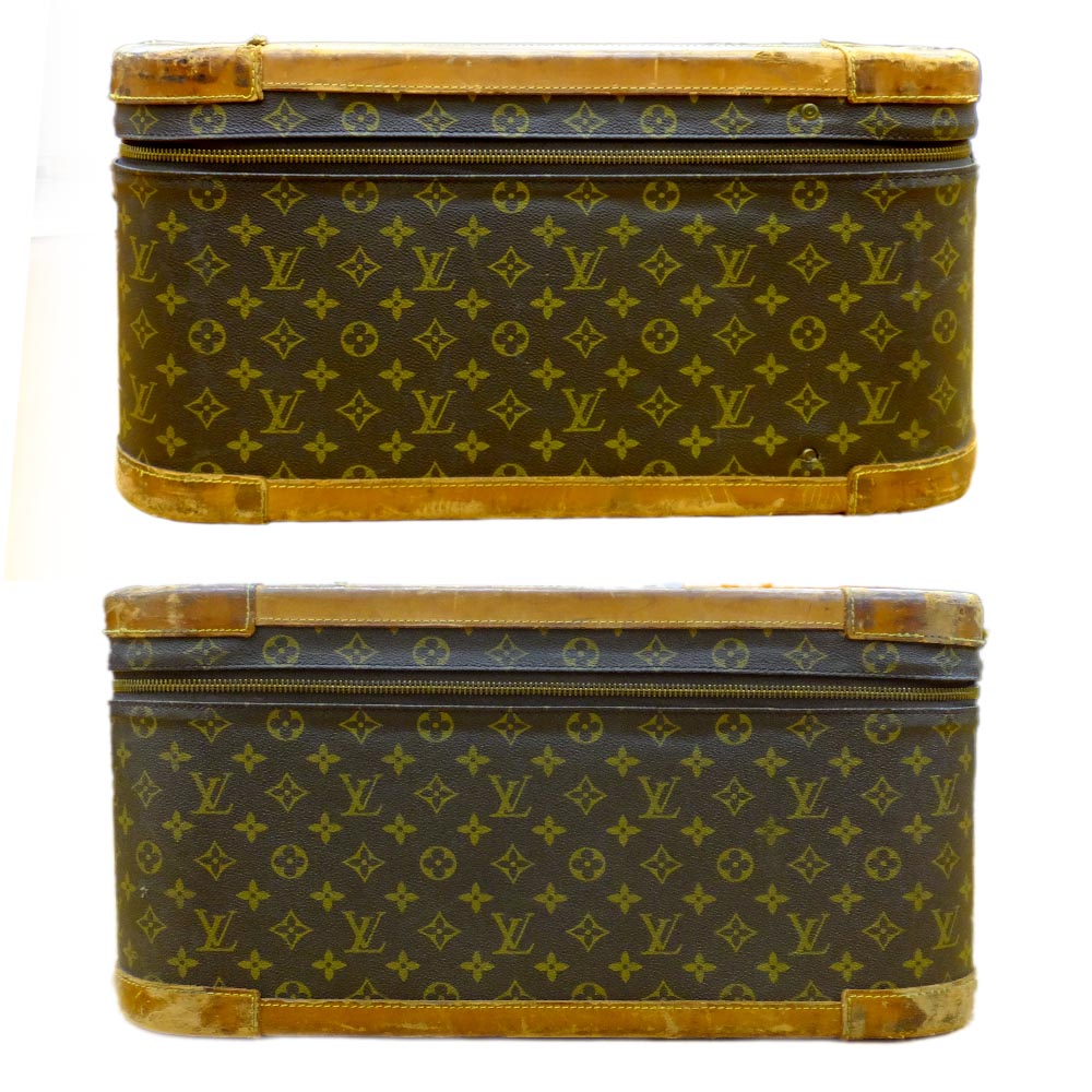 Louis Vuitton Stratos 80 Trunk M23232 Monogram Brown G Leather Canvas Dial Lock Travel Bag