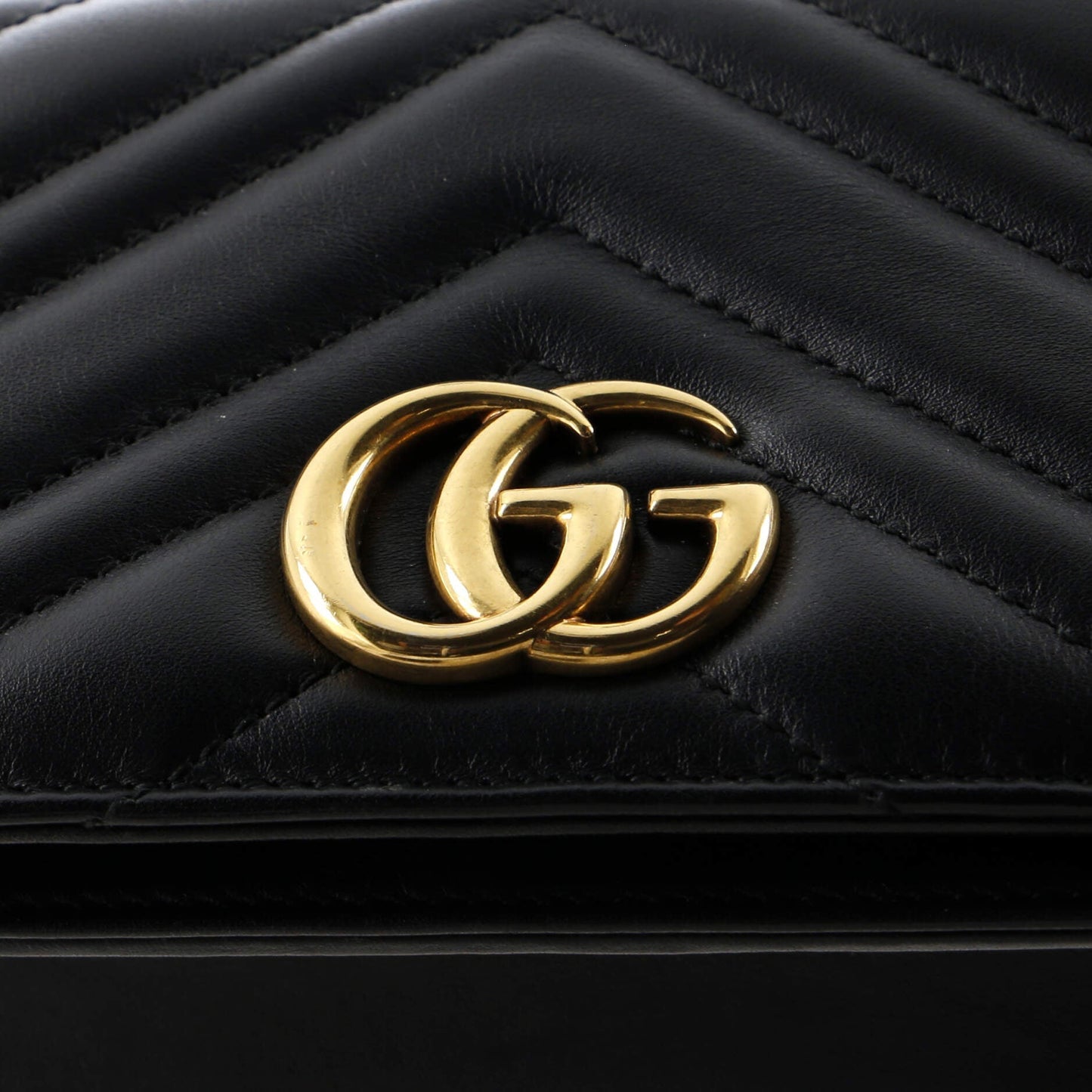 GG Marmont Chain Flap Bag Matelasse Leather Mini