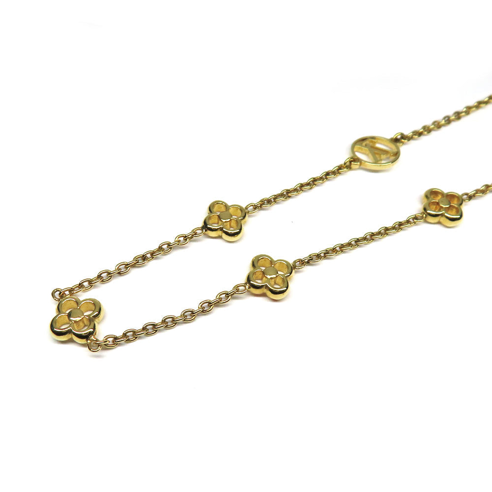 Louis Vuitton Necklace Flowerful Monogram G M68125 Metal Jewelry Accessories