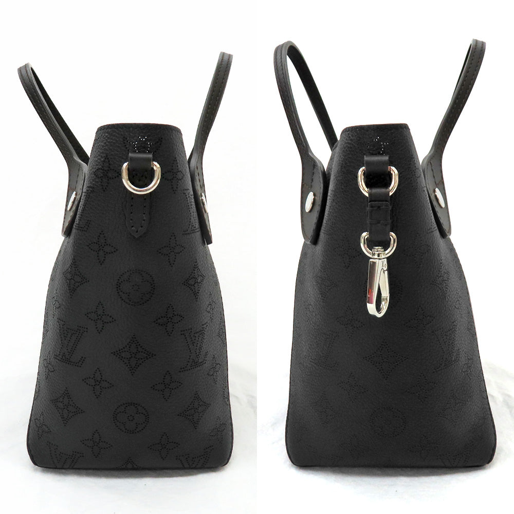 Louis Vuitton Hina PM M54350 Machina Monogram Shoulder Bag 2WAY Noir Black Silver G Leather