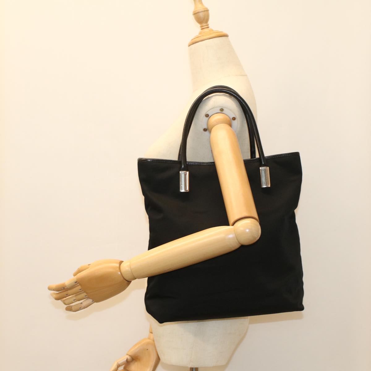 GUCCI Hand Bag Nylon Black 002.2123.0458 52269