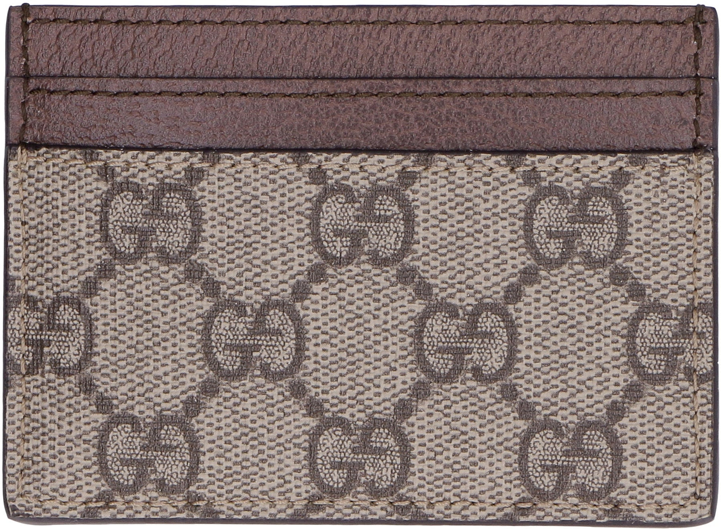 GUCCI Mini Cardholder with Iconic Web Detail - 7.5x10cm