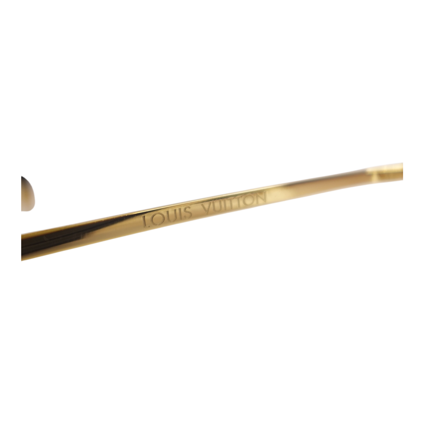 GLM-Gold Logo Aviator Sunglasses