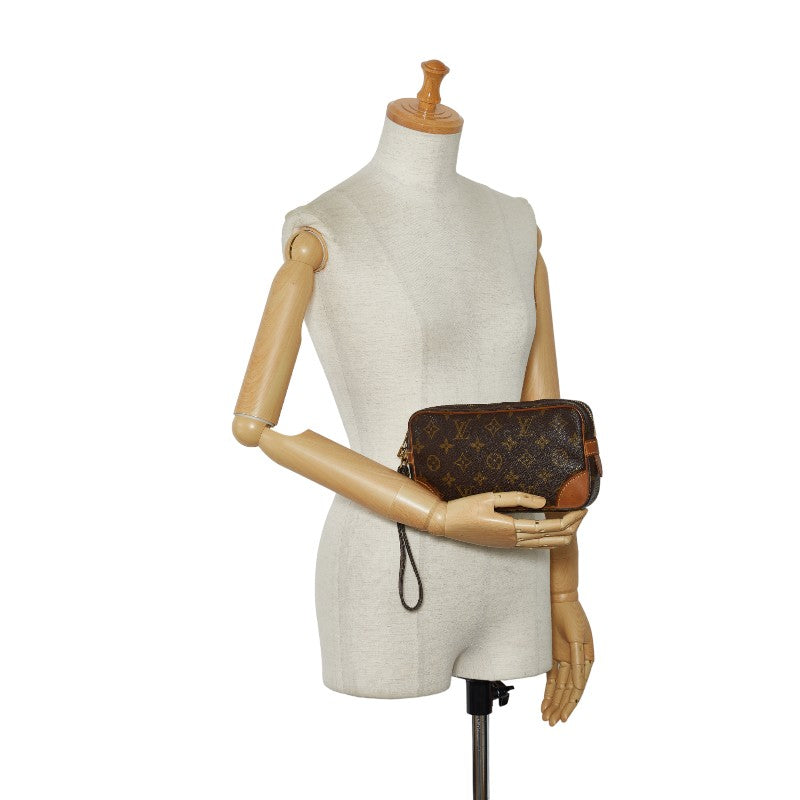 Louis Vuitton Monogram Marly Dragon PM Second Bag M51827 Brown PVC Leather Louis Vuitton