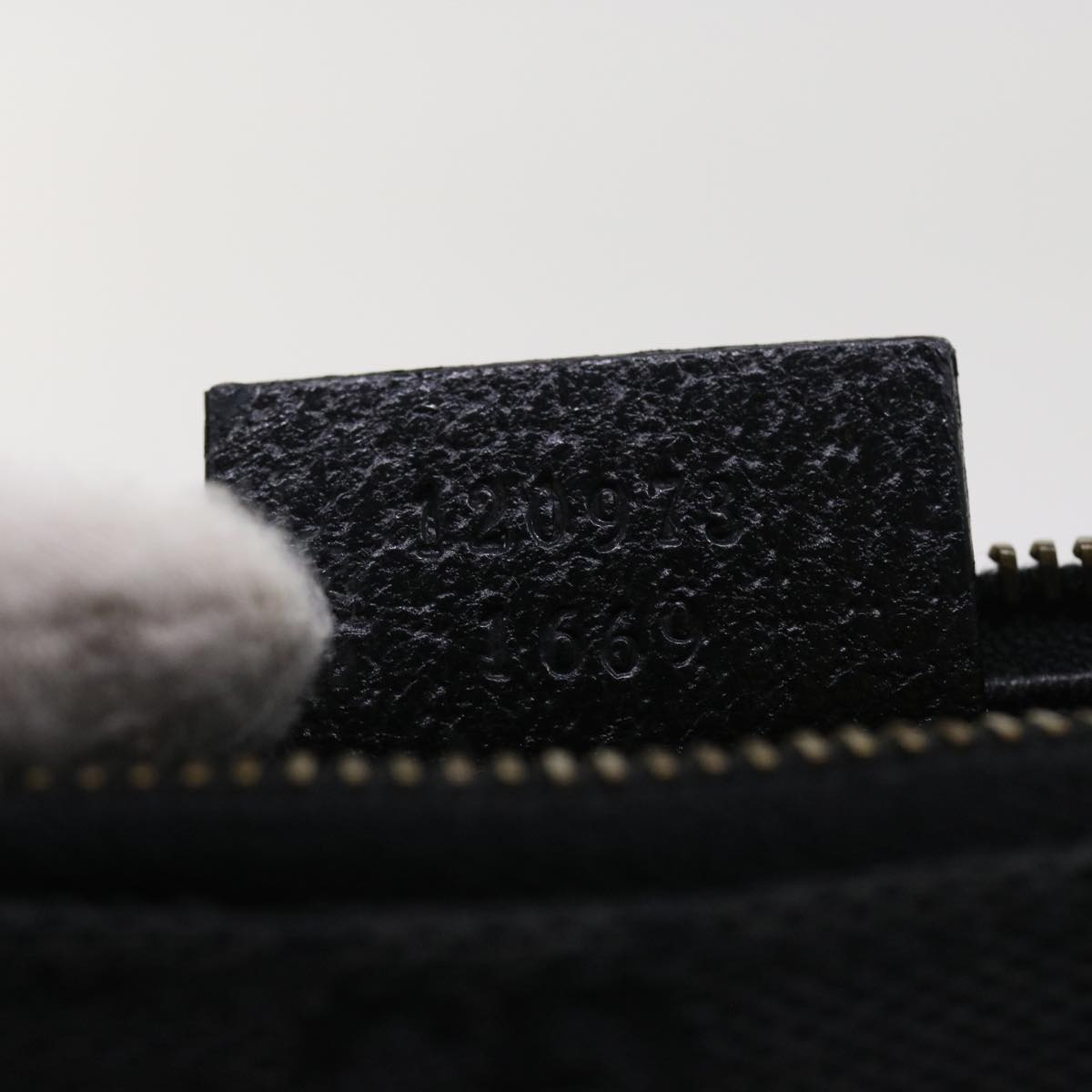 GUCCI GG Canvas Coin Purse Black 120973 1669 54454