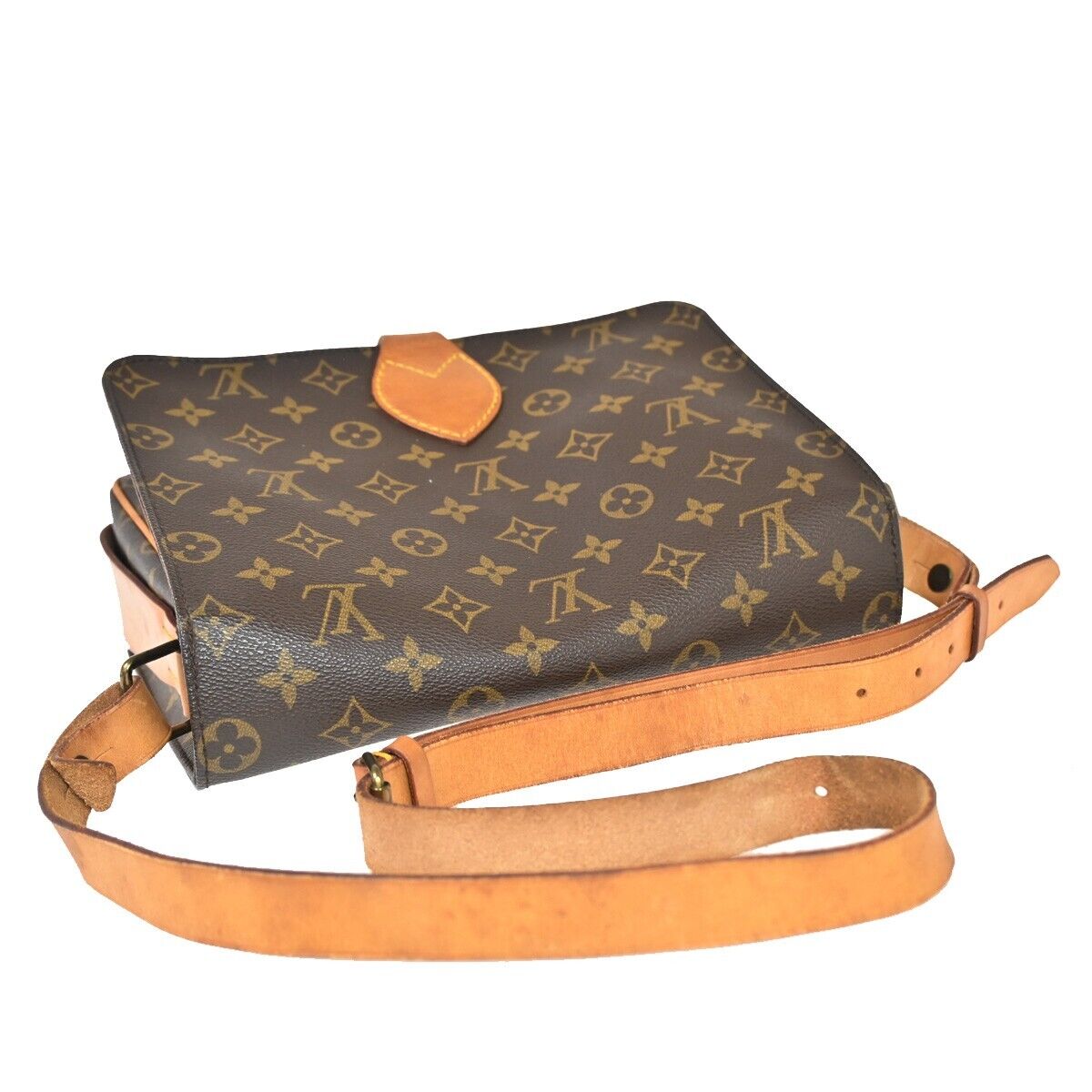 Louis Vuitton Cartouchiere Canvas Shoulder Bag ()