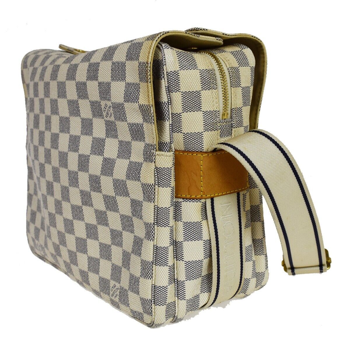Louis Vuitton Naviglio Canvas Shoulder Bag ()