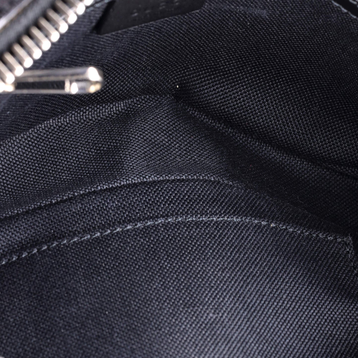 Soft Zip Belt Bag GG Coated Canvas Small