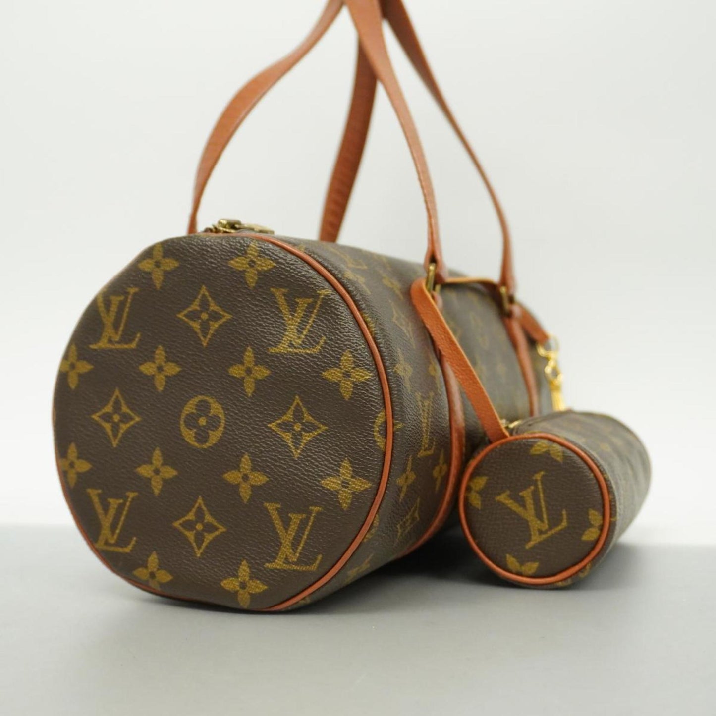 Louis Vuitton Papillon Canvas Shoulder Bag ()