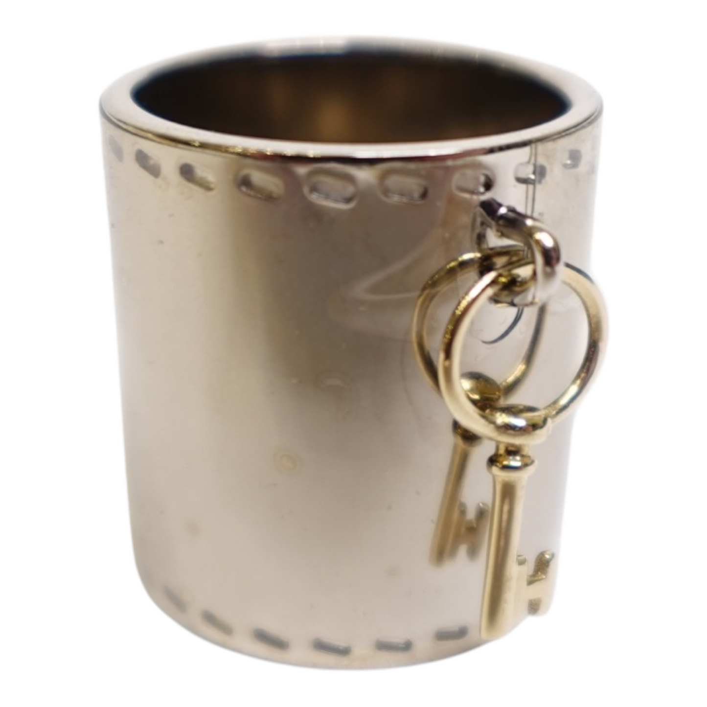 Hermes Metal GP Key Charm Scarf Ring