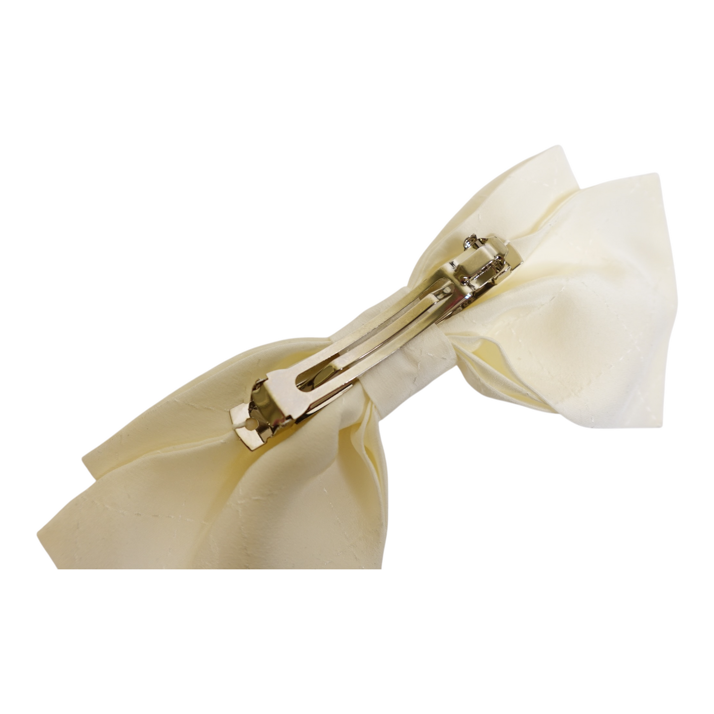 Chanel Silk Bow Barrette