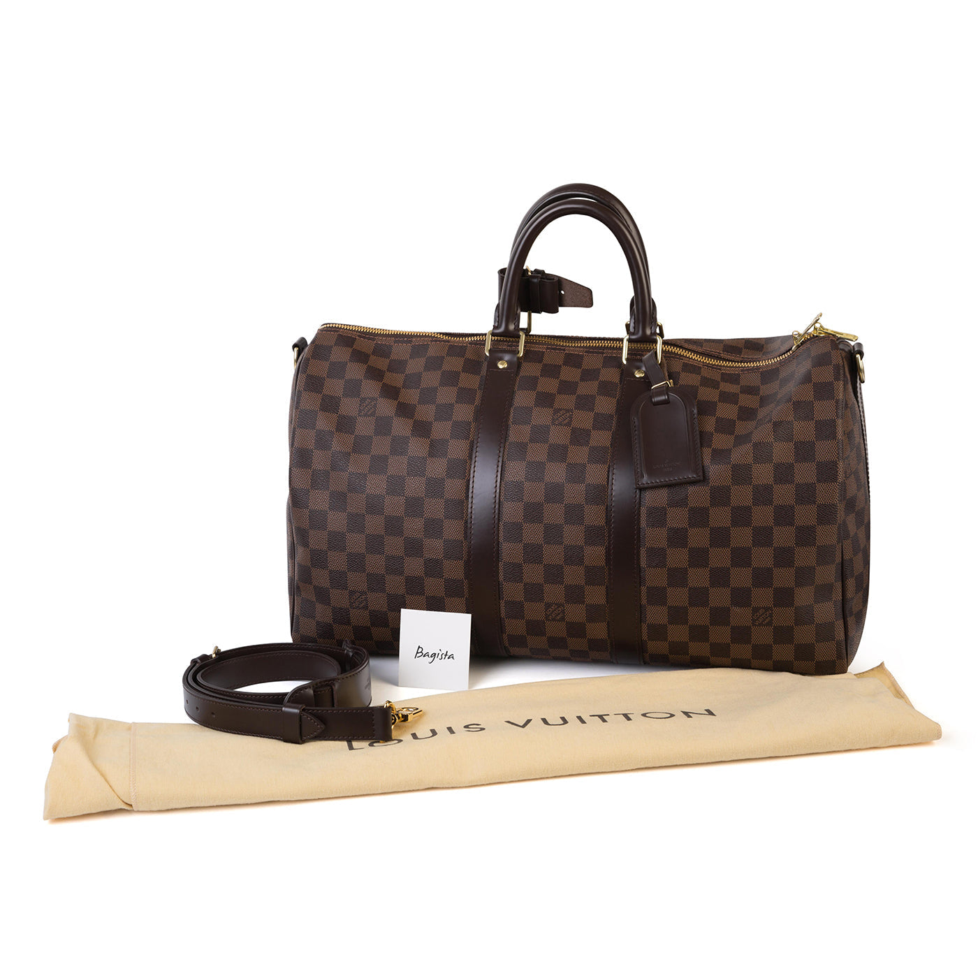 Louis Vuitton Keepall 45 Bandoulière Damier Ebene