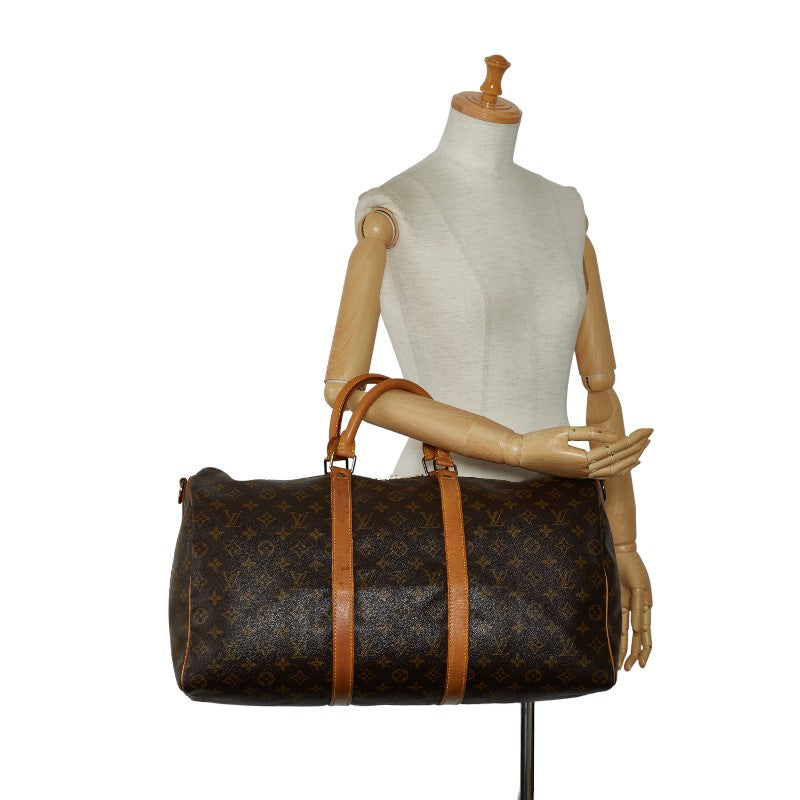 Louis Vuitton Monogram M41416 Boston Bag PVC/Leather Brown