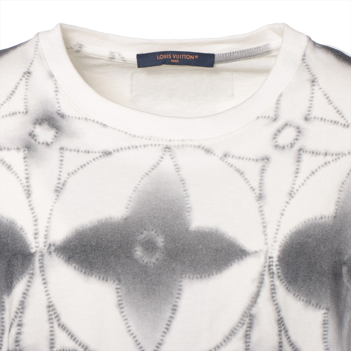 Louis Vuitton 23SS Cotton L Mens Grey X White Monogram Flower Tidey RM231