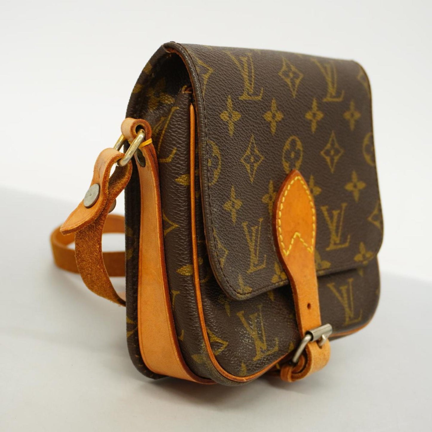 Louis Vuitton Cartouchiere Canvas Shoulder Bag ()