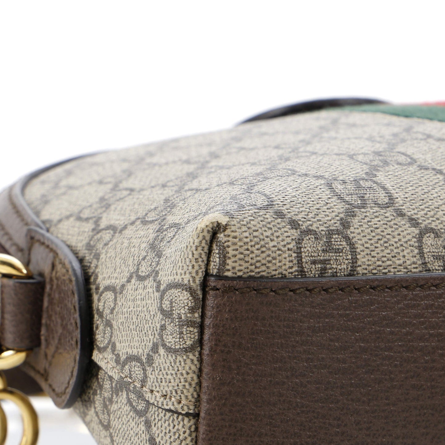 Ophidia Dome Shoulder Bag GG Coated Canvas Small