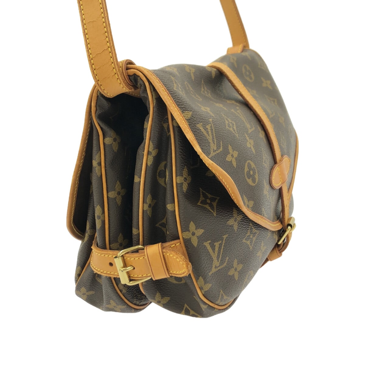 Louis Vuitton Saumur 30 Canvas Shoulder Bag ()
